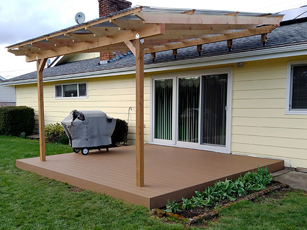 patio cover and deck